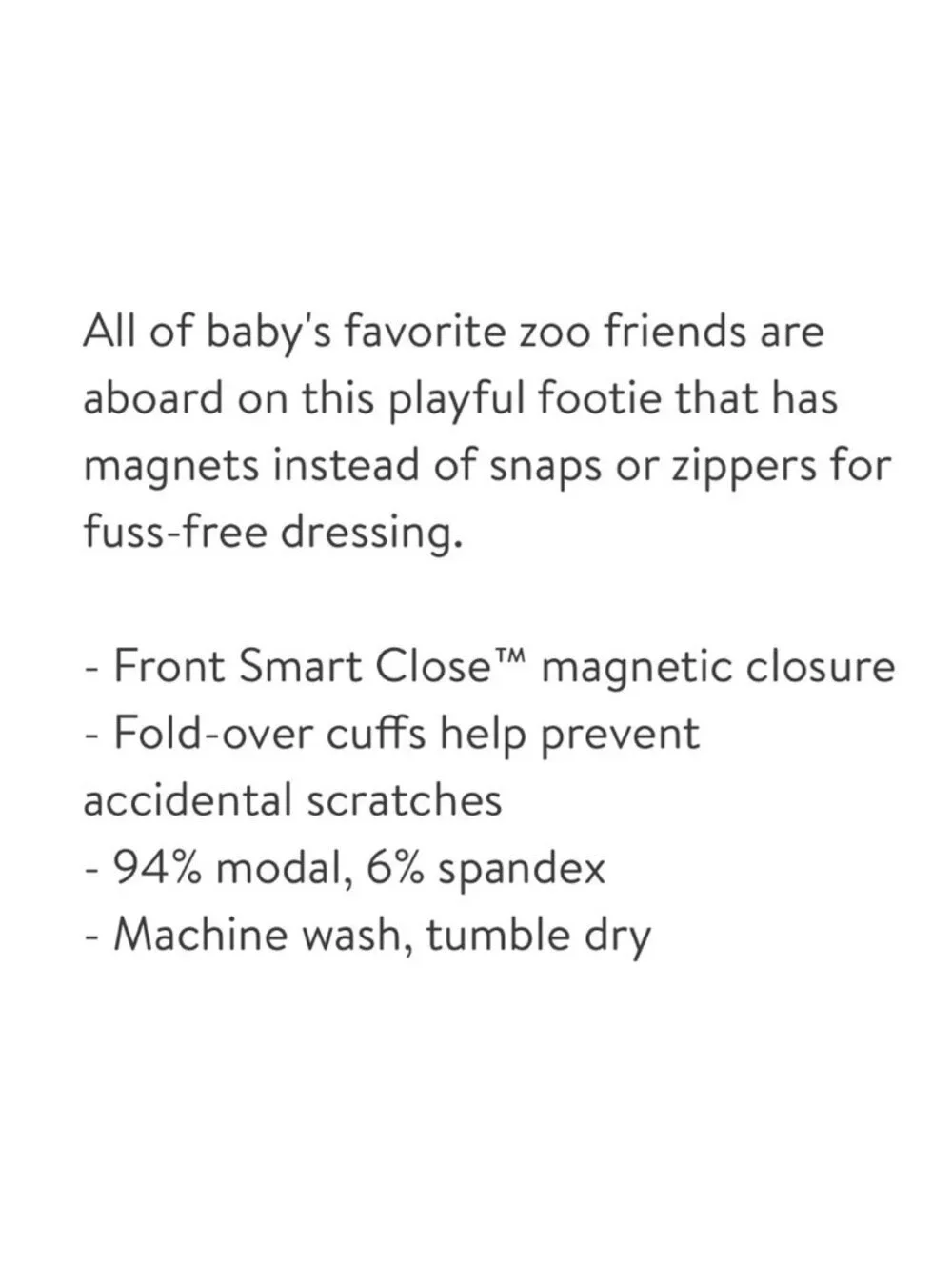 Magnetic Me | Blue and White Taj Express Footie | Size 6-9 months